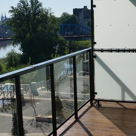 River Deluxe Atal Towers Apartment Breslau Exterior foto